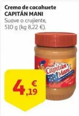 Alcampo Crema de cacahuete CAPITÁN MANI oferta