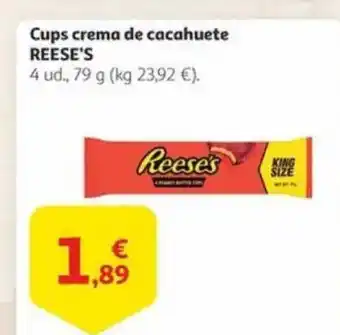 Alcampo Cups crema de cacahuete REESE'S oferta