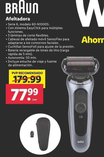 Lidl Braun Afeitadora oferta