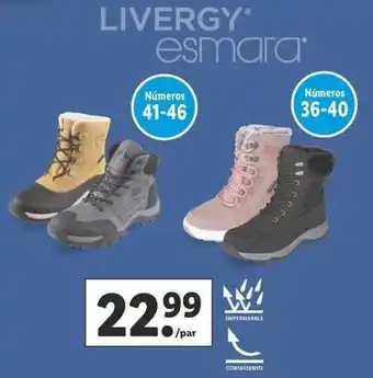 Lidl Livergy Esmara Botas oferta