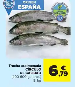 Carrefour Market CÍRCULO DE CALIDAD Trucha asalmonada oferta