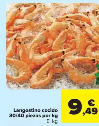 Carrefour Market Langostino cocido oferta