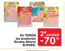 Carrefour Market ELPOZO En TODOS los productos Envase Ahorro oferta