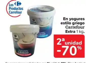 Carrefour Market En yogures estilo griego oferta