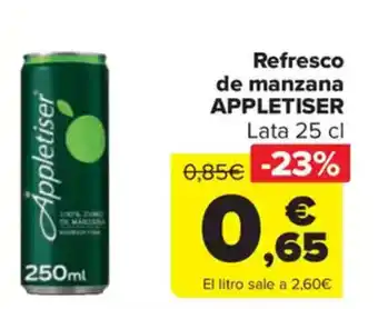 Carrefour Market APPLETISER Refresco de manzana oferta