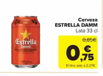 Carrefour Market ESTRELLA DAMM Cerveza oferta