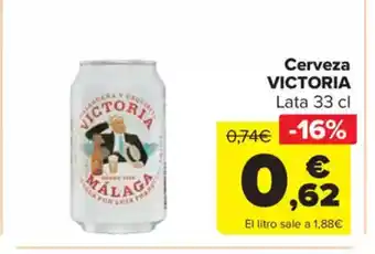 Carrefour Market VICTORIA Cerveza oferta