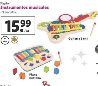 Lidl Playtive Instrumentos Musicales oferta