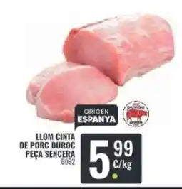 Family Cash Llom cinta de porc duroc peça sencera oferta