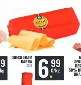 Family Cash BARRA Queso edam oferta