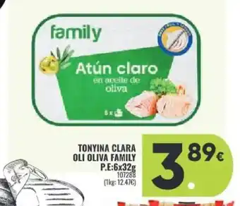 Family Cash FAMILY Tonyina clara oli oliva oferta