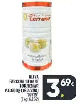 Family Cash TORREMAR Oliva farcida gegant oferta