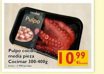 Cash Ecofamilia Pulpo Cocido Media Pieza Cocimar 300-400g oferta
