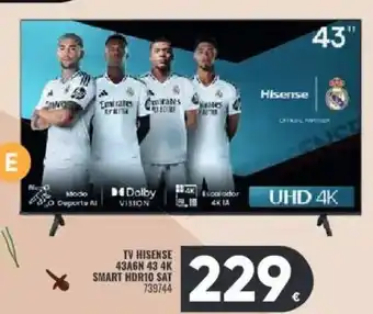 Family Cash HISENSE Tv 43A6N 43 4k smart hdr10 sat oferta