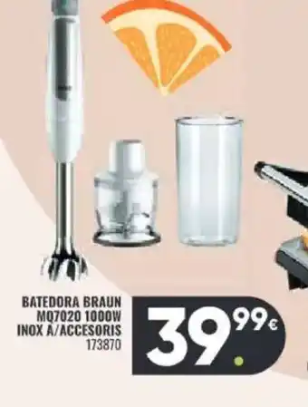 Family Cash Batedora braun mq7020 1000w inox a/accesoris oferta