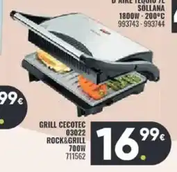 Family Cash Grill cecotec oferta