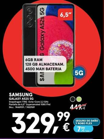 Worten Samsung Galaxy A52s 5g oferta