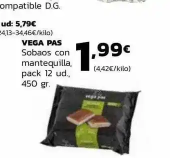 Supermercados Lupa Vega Pas Sobaos Con Mantequilla 450g oferta