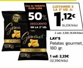 Supermercados Lupa Lay's Patatas Gourmet 180gr oferta