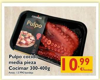 Supermercados La Despensa Pulpo Cocido Media Pieza Cocimar 300-400g oferta