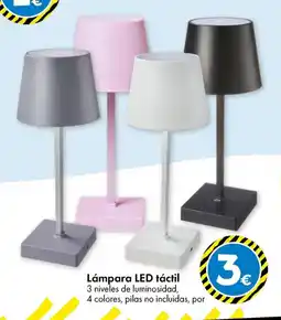 TEDi Lámpara LED táctil oferta