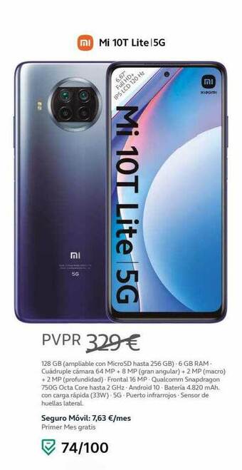 Movistar Mi 10t Lite 5g oferta