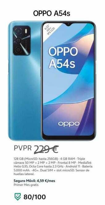 Movistar Oppo A54s oferta