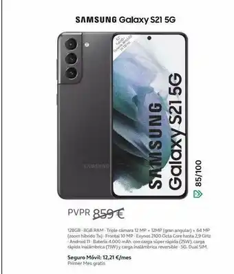 Movistar Sasmung Galaxy S21 5g oferta