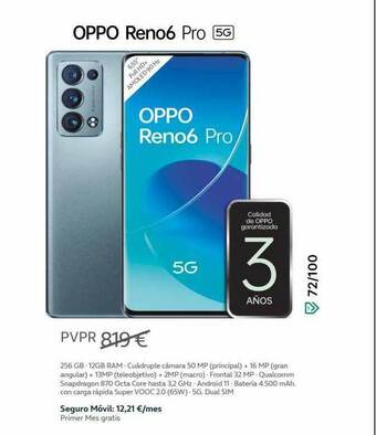 Movistar Oppo Reno6 Pro oferta