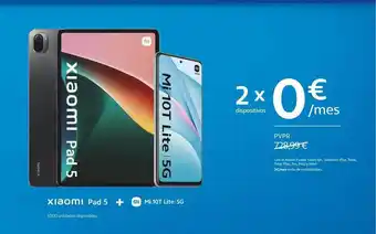 Movistar Xiaomin Pad 5 + Mi 10t Lite 5g oferta
