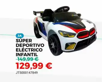 Juguetoon Súper Deportivo Eléctrico Infantil oferta