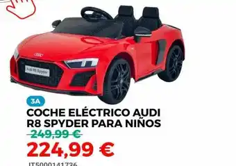Juguetoon Coche Eléctrico Audi R8 Spyder Para Niños oferta