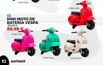 Juguetoon Mini Moto De Bateria Vespa oferta