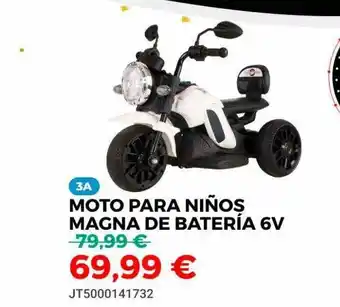 Juguetoon Moto Para Niños Magna De Bateria 6v oferta