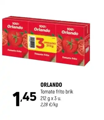 Coviran ORLANDO Tomate frito brik oferta