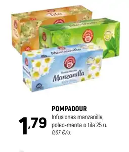 Coviran POMPADOUR Infusiones manzanilla, poleo-menta o tila oferta