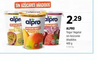 Coviran ALPRO Yogur Vegetal sin Azúcares Añadidos oferta