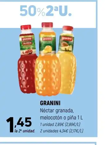 Coviran GRANINI Néctar granada, melocotón o piña oferta