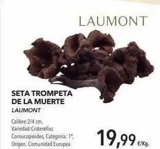 Supermercados Sánchez Romero Seta Trompeta De La Muerte Laumont oferta