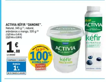 E.Leclerc DANONE Activia kefir oferta