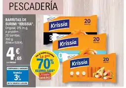 E.Leclerc KRISSIA Barritas de surimi oferta