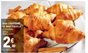 E.Leclerc Mini croissant de mantequilla oferta