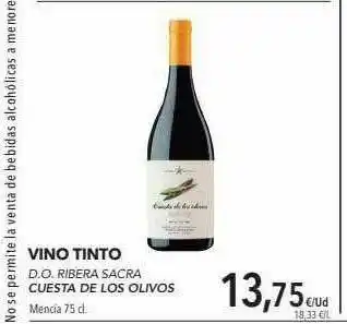Vino Tinto D.o. Ribera Sacra Cuesta De Los Olivos 75cl
