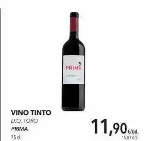 Supermercados Sánchez Romero Vino Tinto D.o. Toro Prima 75cl oferta