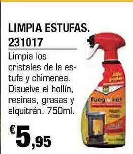 Ferbric Limpia Estufas 231017 oferta
