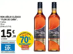 E.Leclerc "FLOR DE CAÑA" Ron añejo clásico oferta