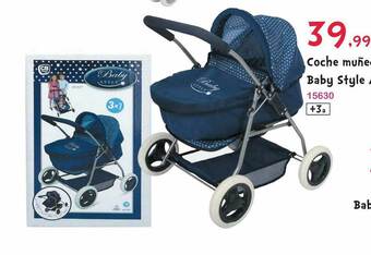 Josber Toys Coche Muñeca 3x1 Baby Style Azul oferta