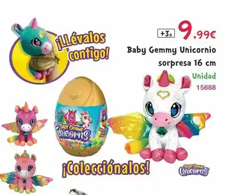 Josber Toys Baby Gemmy Unicornio Sorpresa 16 Cm oferta