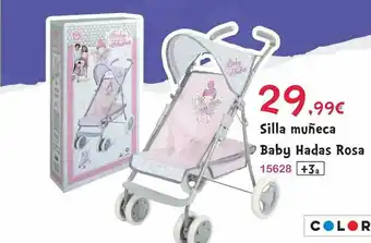 Josber Toys Silla Muñeca Baby Hadas Rosa oferta
