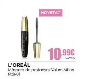 Perfumeries Facial L'oréal Màscara De Pestanyes Volum Millon Noir-01 oferta